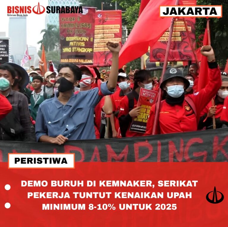 Demo Buruh di Kemnaker, Serikat Pekerja Tuntut Kenaikan Upah Minimum 8-10% untuk 2025