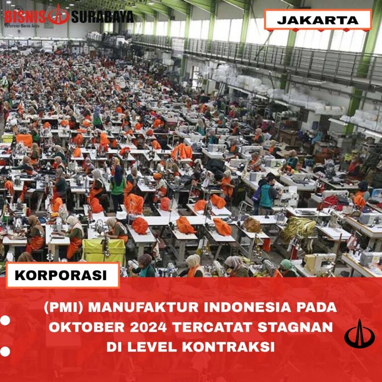 (PMI) MANUFAKTUR INDONESIA PADA OKTOBER 2024 TERCATAT STAGNAN FI LEVEL KONTRAKSI