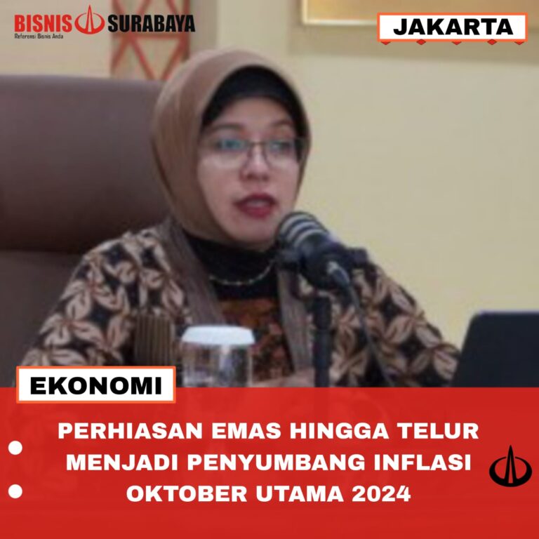 PERHIASAN EMAS HINGGA TELUR MENJADI PENYUMBANG UTAMA INFLASI OKTOBER 2024