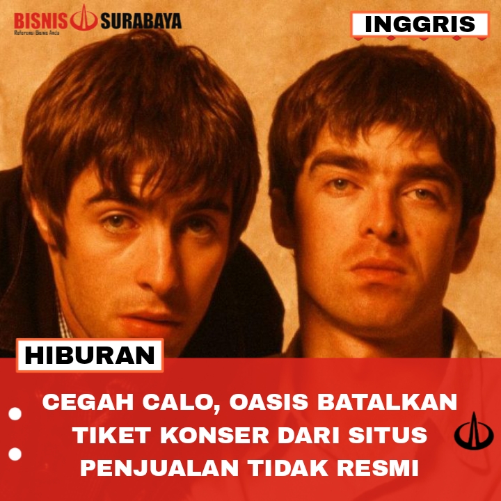 CEGAH CALO, OASIS BATALKAN TIKET KONSER DARI SITUS PENJUALAN TIDAK RESMI