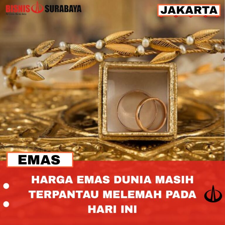 HARGA EMAS DUNIA MASIH TERPANTAU MELEMAH PADA HARI INI