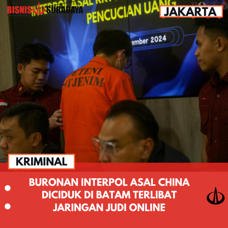 BURONAN INTERPOL ASAL CHINA DICIDUK DI BATAM TERLIBAT JARINGAN JUDI ONLINE