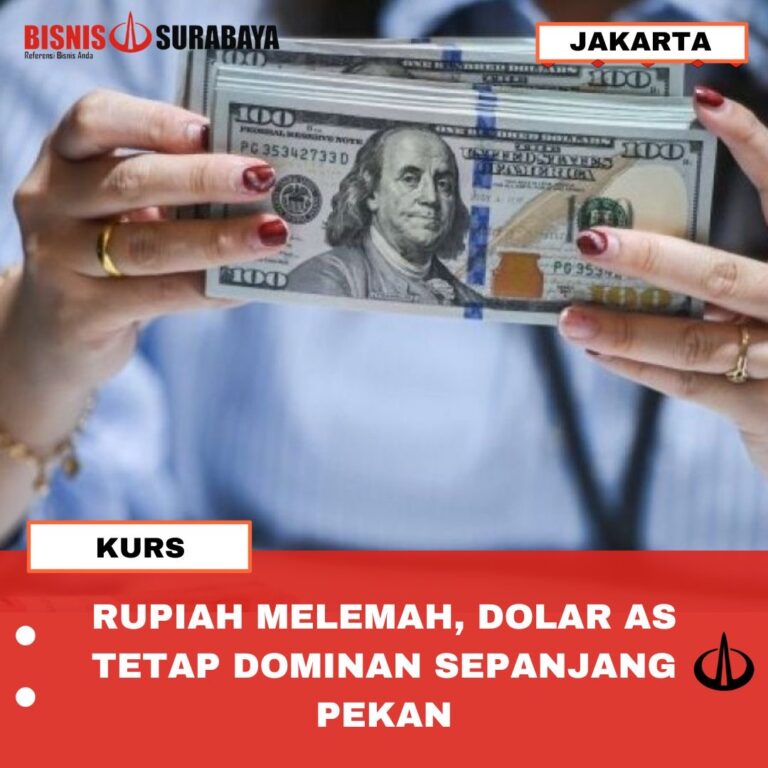 RUPIAH MELEMAH, DOLAR AS TETAP DOMINAN SEPANJANG PEKAN