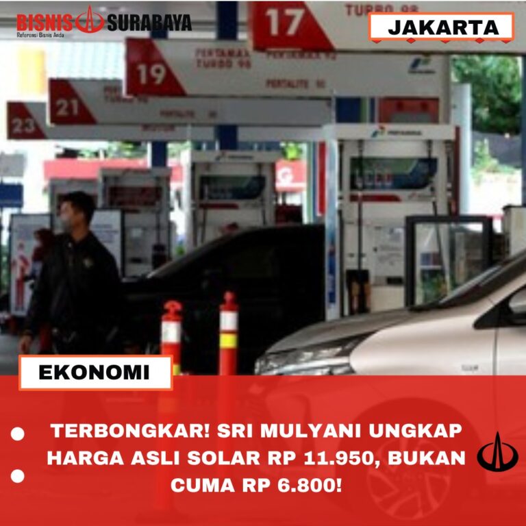 TERBONGKAR! SRI MULYANI UNGKAP HARGA ASLI SOLAR RP 11.950, BUKAN CUMA RP 6.800!