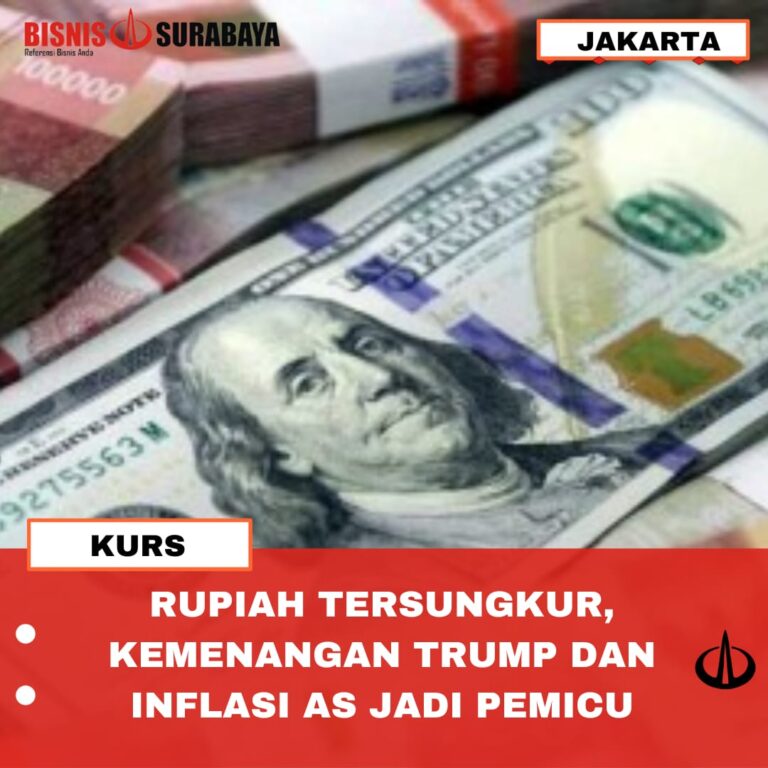 RUPIAH TERSUNGKUR, KEMENANGAN TRUMP DAN INFLASI AS JADI PEMICU