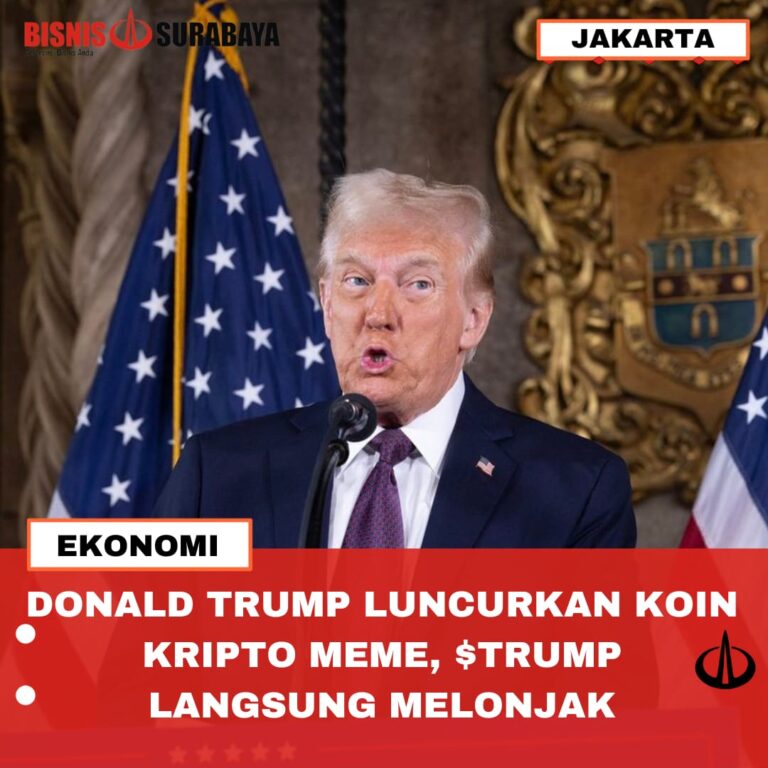 DONALD TRUMP LUNCURKAN KOIN: KRIPTO MEME, $TRUMP LANGSUNG MELONJAK