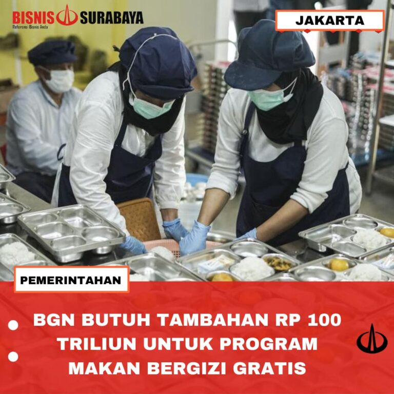 BGN BUTUH TAMBAHAN RP 100 TRILIUN UNTUK PROGRAM MAKAN BERGIZI GRATIS