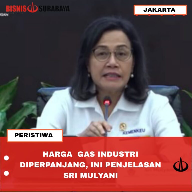 HARGA GAS INDUSTRI DIPERPANJANG, INI PENJELASAN SRI MULYANI