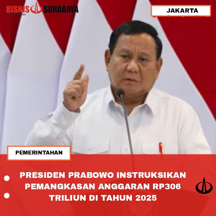 PRESIDEN PRABOWO INSTRUKSIKAN PEMANGKASAN ANGGARAN RP306 TRILIUN DI TAHUN 2025