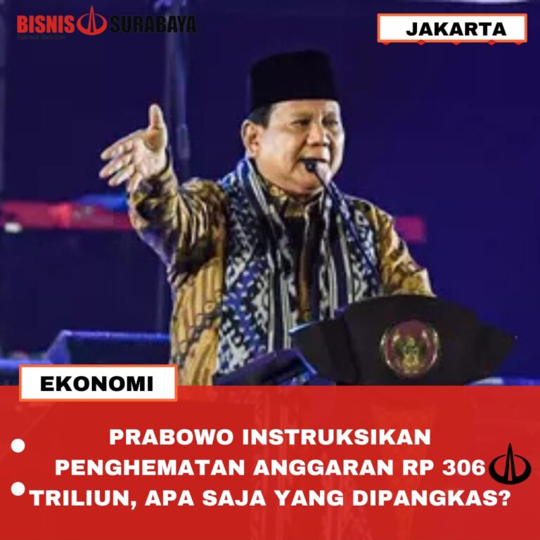 PRABOWO INSTRUKSIKAN PENGHEMATAN ANGGARAN RP 306 TRILIUN, APA SAJA YANG DIPANGKAS?