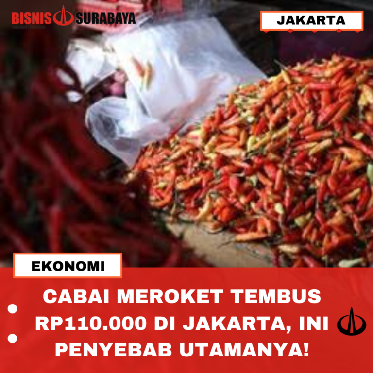 CABAI MEROKET TEMBUS Rp110.000 DI JAKARTA, INI PENYEBAB UTAMANYA!