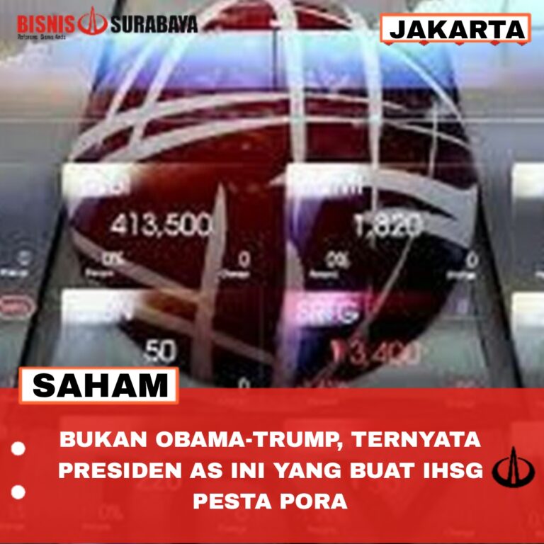 BUKAN OBAMA-TRUMP TERNYATA PRESIDEN AS INI YANG BUAT IHSG PESTA PORA