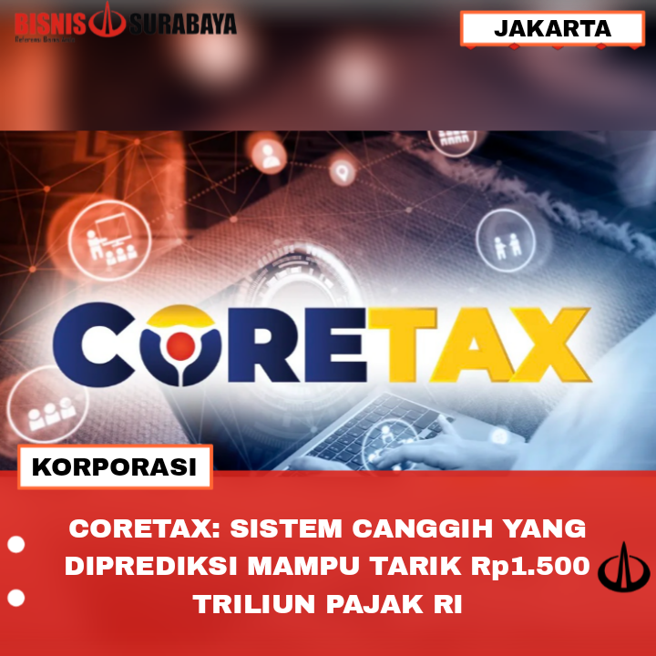 CORETAX: SISTEM CANGGIH YANG DIPREDIKSI MAMPU TARIK Rp1.500 TRILIUN PAJAK RI