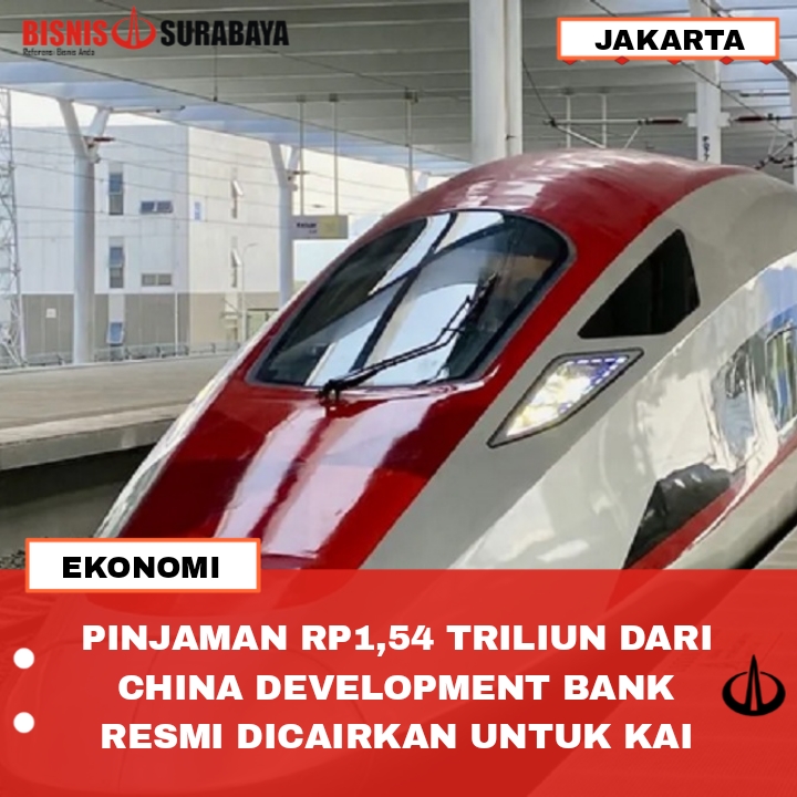 PINJAMAN RP1,54 TRILIUN DARI CHINA DEVELOPMENT BANK RESMI DICAIRKAN UNTUK KAI