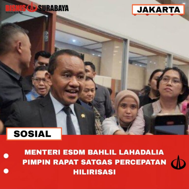 MENTERI ESDM BAHLIL LAHADALIA PIMPIN RAPAT SATGAS PERCEPATAN HILIRISASI