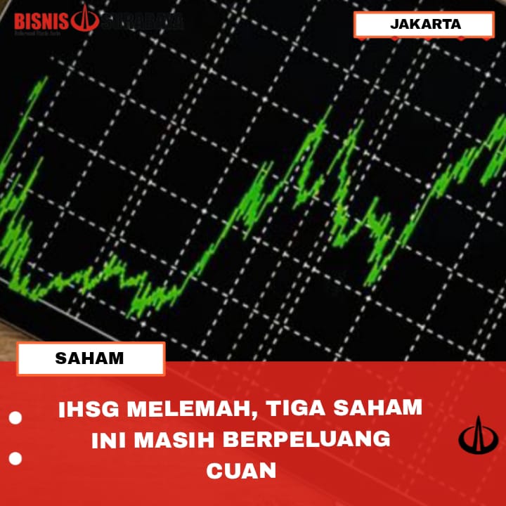 IHSG MELEMAH, TIGA SAHAM INI MASIH BERPELUANG CUAN