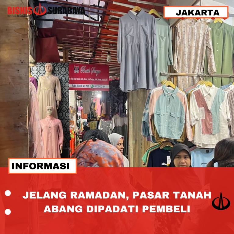 JELANG RAMADAN, PASAR TANAH ABANG DIPADATI PEMBELI