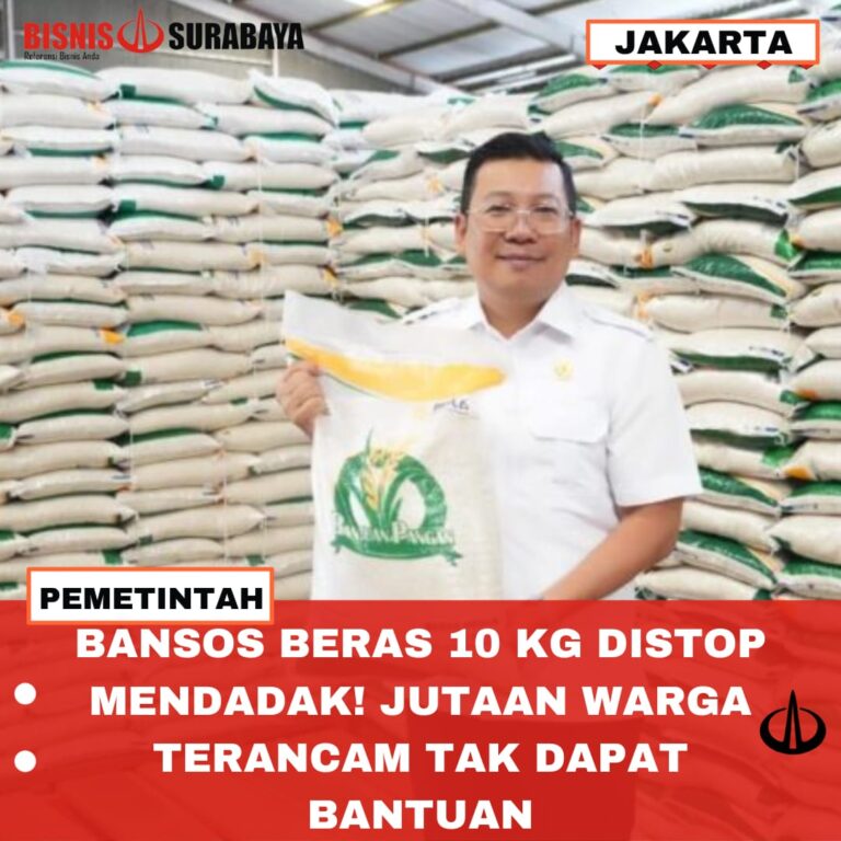 BANSOS BERAS 10KG DI STOP MENDADAK! JUTAAN WARGA TERANCAM TAK DAPAT BANTUAN