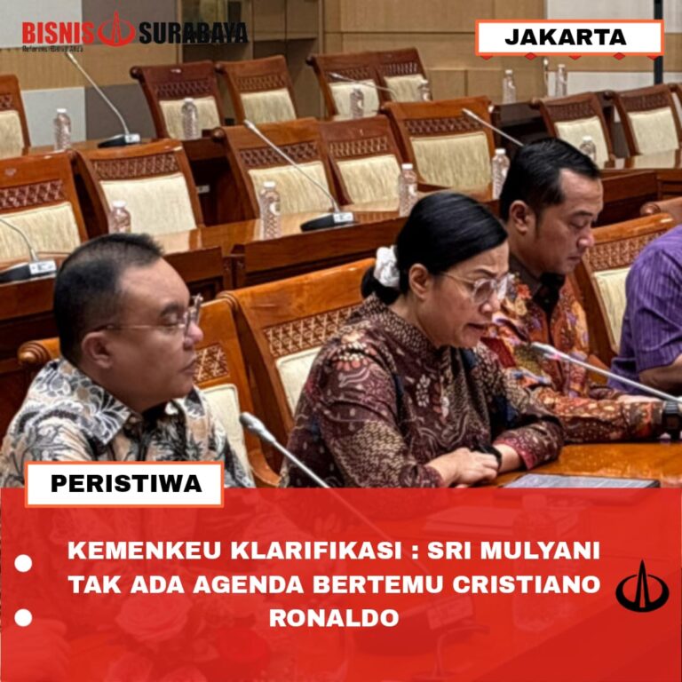 KEMENKEU KLARIFIKASI : SRI MULYANI TAK ADA AGENDA BERTEMU CRISTIANO RONALDO