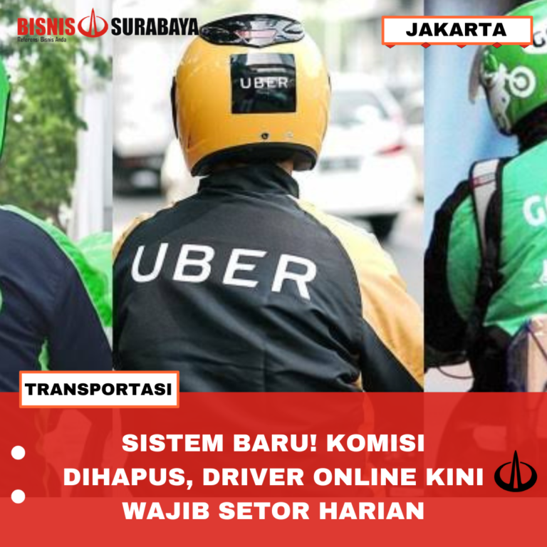 SISTEM BARU! KOMISI DIHAPUS, DRIVER ONLINE KINI WAJIB SETOR HARIAN