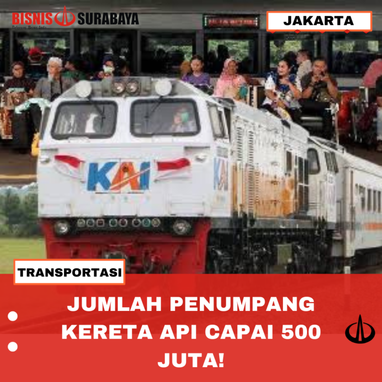 JUMLAH PENUMPANG KERETA API CAPAI 500 JUTA!