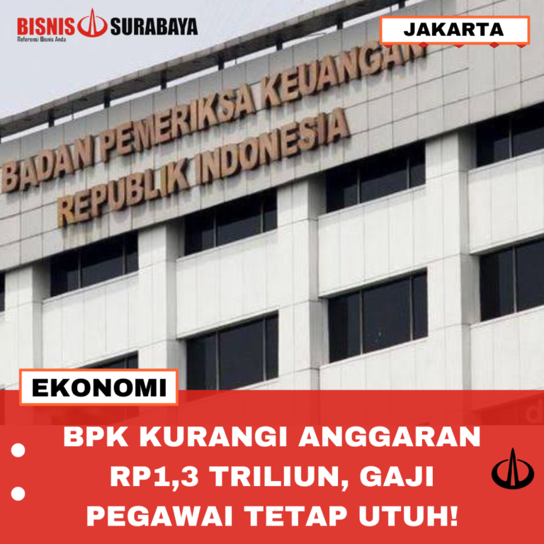 BPK KURANGI ANGGARAN RP 1,3 TRILIUN, GAJI PEGAWAI TETAP UTUH!