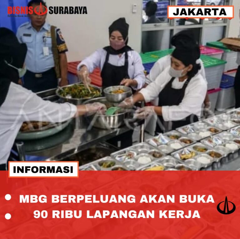 MBG BERPELUANG AKAN BUKA 90 RIBU LAPANGAN KERJA