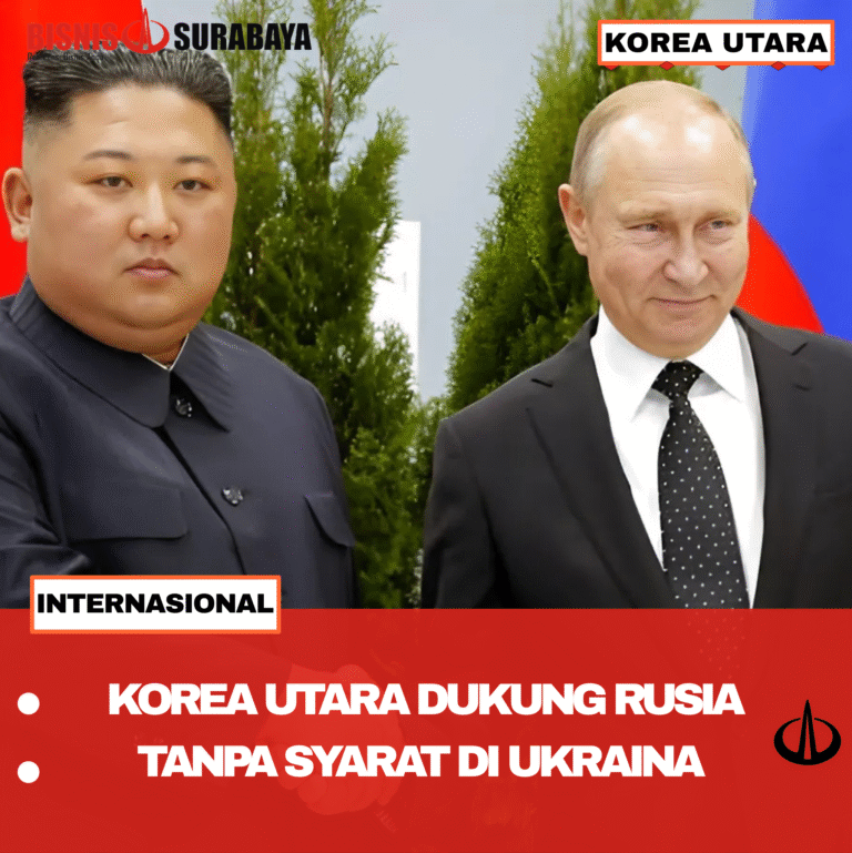 KOREA UTARA DUKUNG RUSIA TANPA SYARAT DI UKRAINA