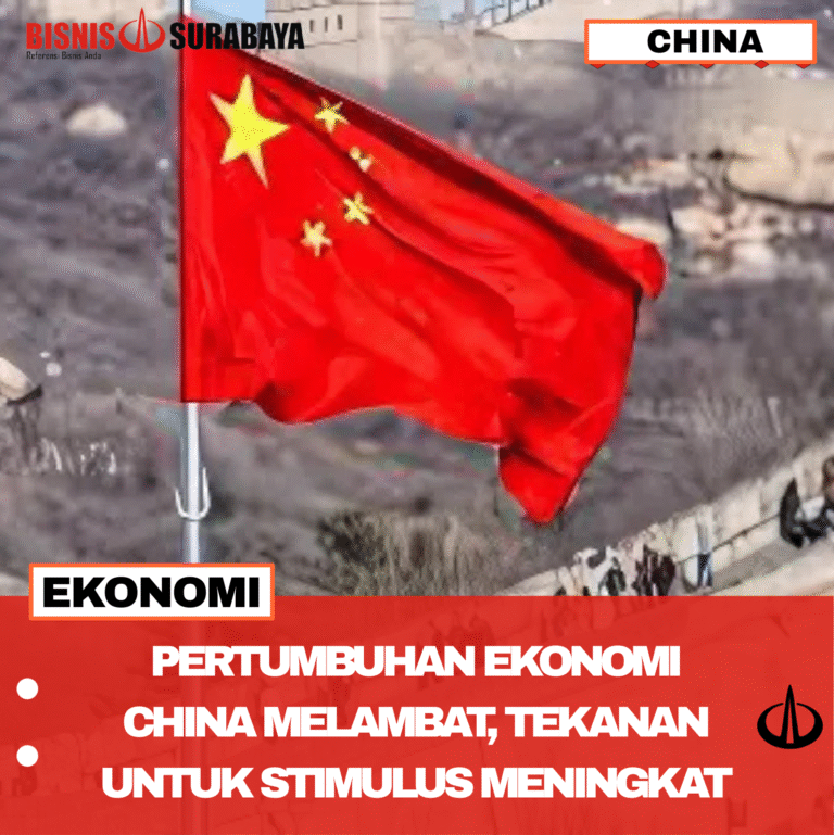 PERTUMBUHAN EKONOMI CHINA MELAMBAT, TEKANAN UNTUK STIMULUS MENINGKAT