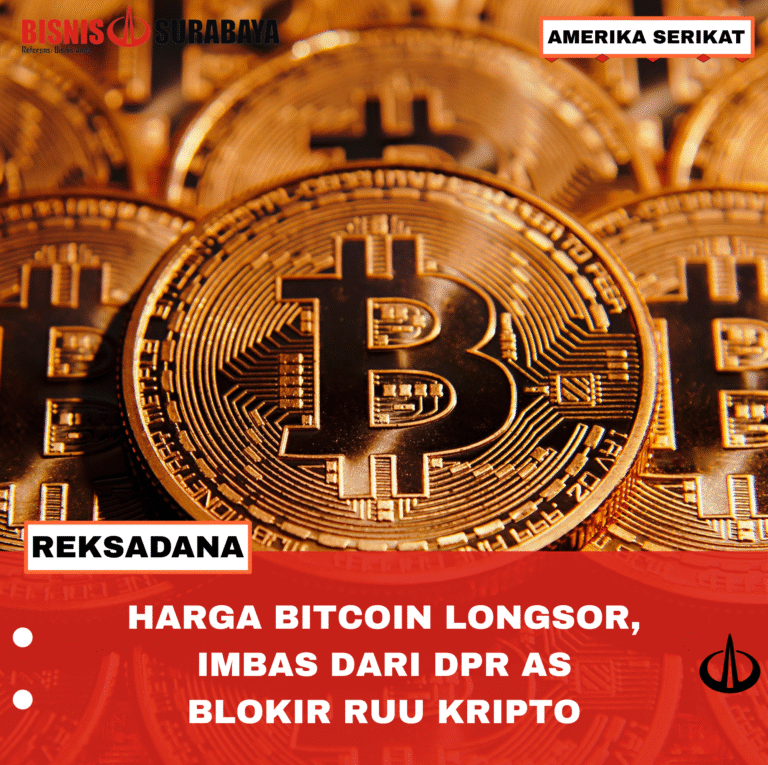 HARGA BITCOIN LONGSOR, IMBAS DARI DPR AS BLOKIR RUU KRIPTO