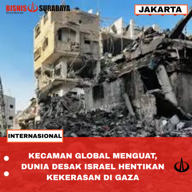 KECAMAN GLOBAL MENGUAT, DUNIA DESAK ISRAEL HENTIKAN KEKERASAN DI GAZA 