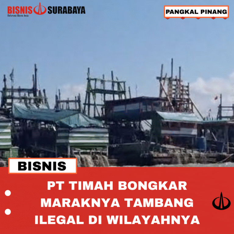 PT TIMAH BONGKAR MARAKNYA TAMBANG ILEGAL DI WILAYAHNYA
