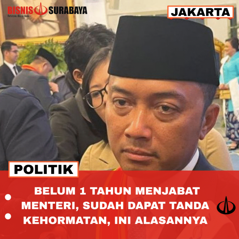 BELUM 1 TAHUN MENJABAT MENTERI, SUDAH DAPAT TANDA KEHORMATAN, INI ALASANNYA