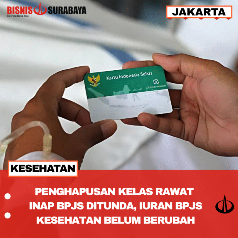 PENGHAPUSAN KELAS RAWAT INAP BPJS DITUNDA, IURAN BPJS KESEHATAN BELUM BERUBAH