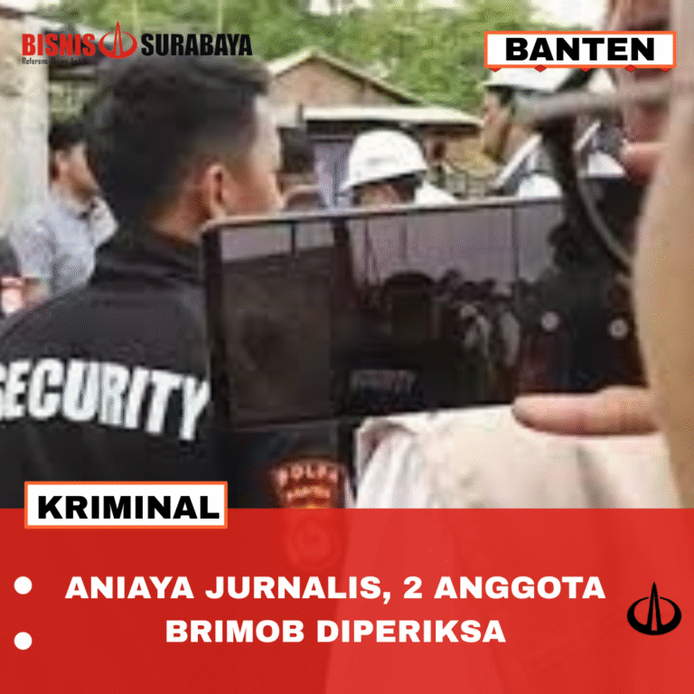 ANIAYA JURNALIS, 2 ANGGOTA BRIMOB DIPERIKSA