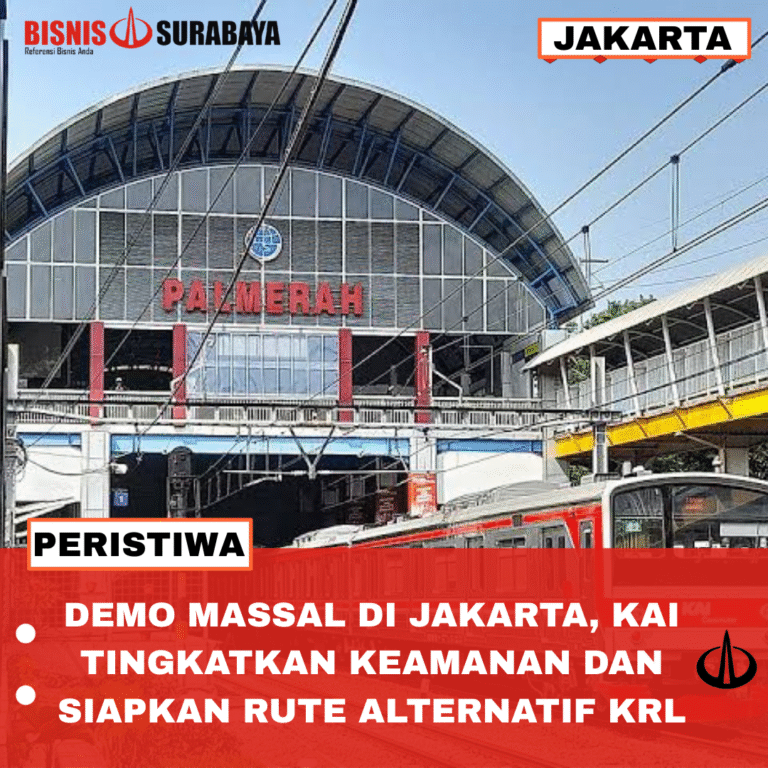 DEMO MASSAL DI JAKARTA, KAI TINGKATKAN KEAMANAN DAN SIAPKAN RUTE ALTERNATIF KRL