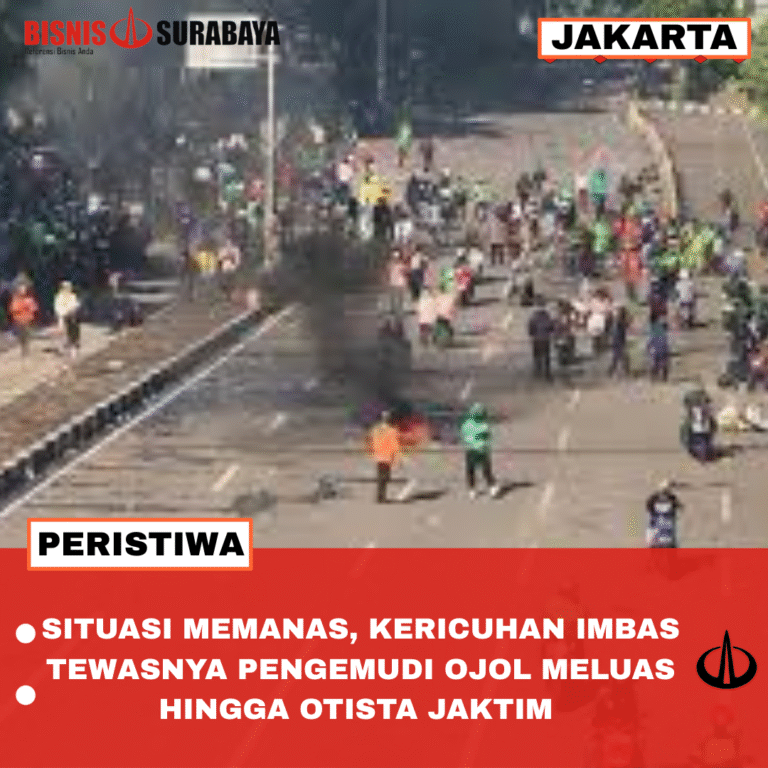 SITUASI MEMANAS, KERICUHAN IMBAS TEWASNYA PENGEMUDI OJOL MELUAS HINGGA OTISTA JAKTIM