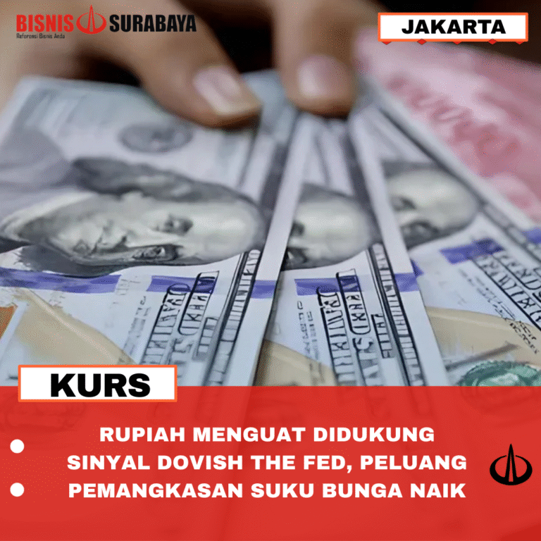 RUPIAH MENGUAT DIDUKUNG SINYAL DOVISH THE FED, PELUANG PEMANGKASAN SUKU BUNGA NAIK