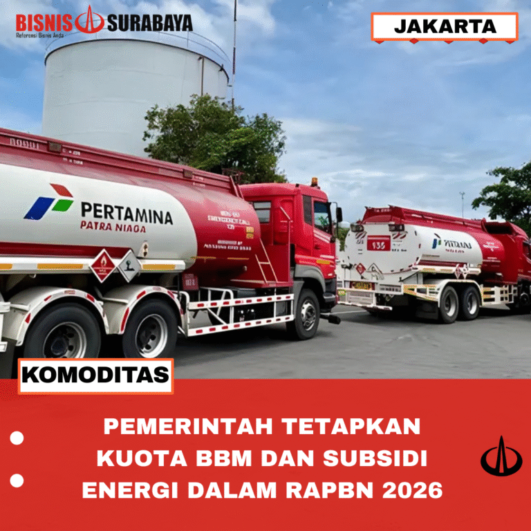 PEMERINTAH TETAPKAN KUOTA BBM DAN SUBSIDI ENERGI DALAM RAPBN 2026