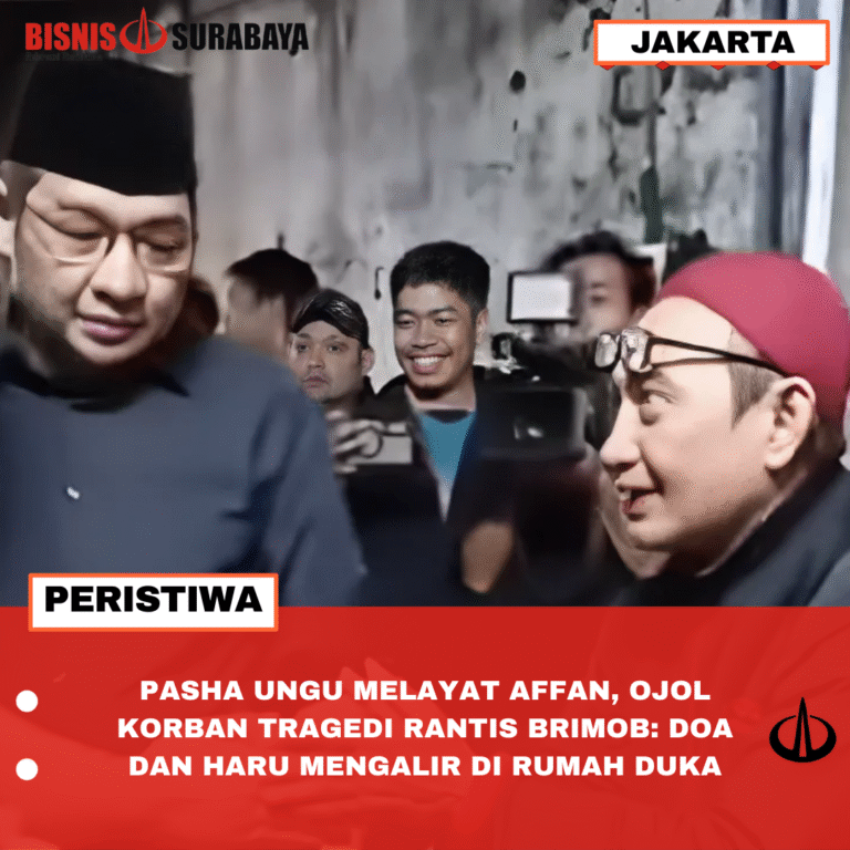 PASHA UNGU MELAYAT AFFAN, OJOL KORBAN TRAGEDI RANTIS BRIMOB: DOA DAN HARU MENGALIR DI RUMAH DUKA