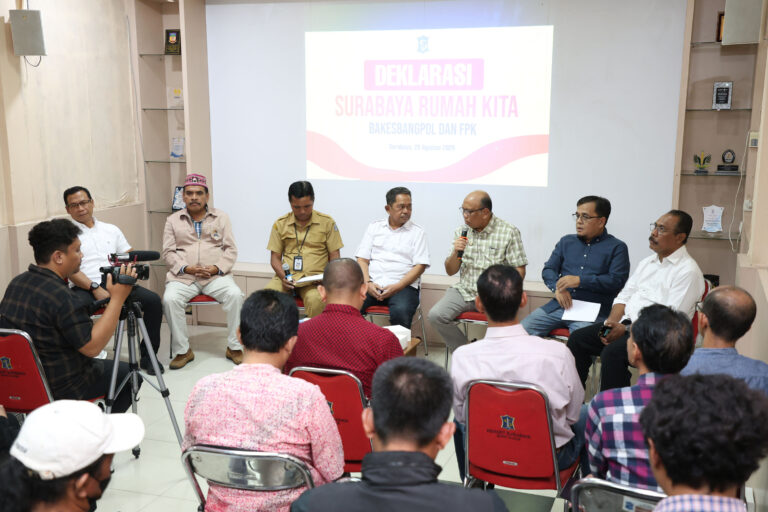 TOLAK TINDAKAN ANARKIS! WARGA SURABAYA DIAJAK JAGA KEAMANAN DAN KETERTIBAN BERSAMA