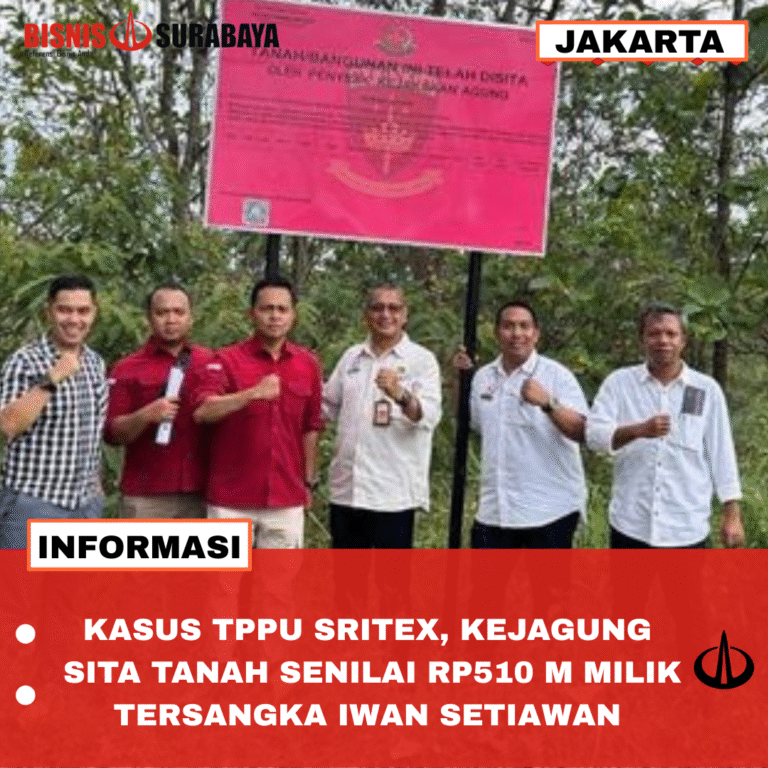 KASUS TPPU SRITEX, KEJAGUNG SITA TANAH SENILAI RP510 M MILIK TERSANGKA IWAN SETIAWAN
