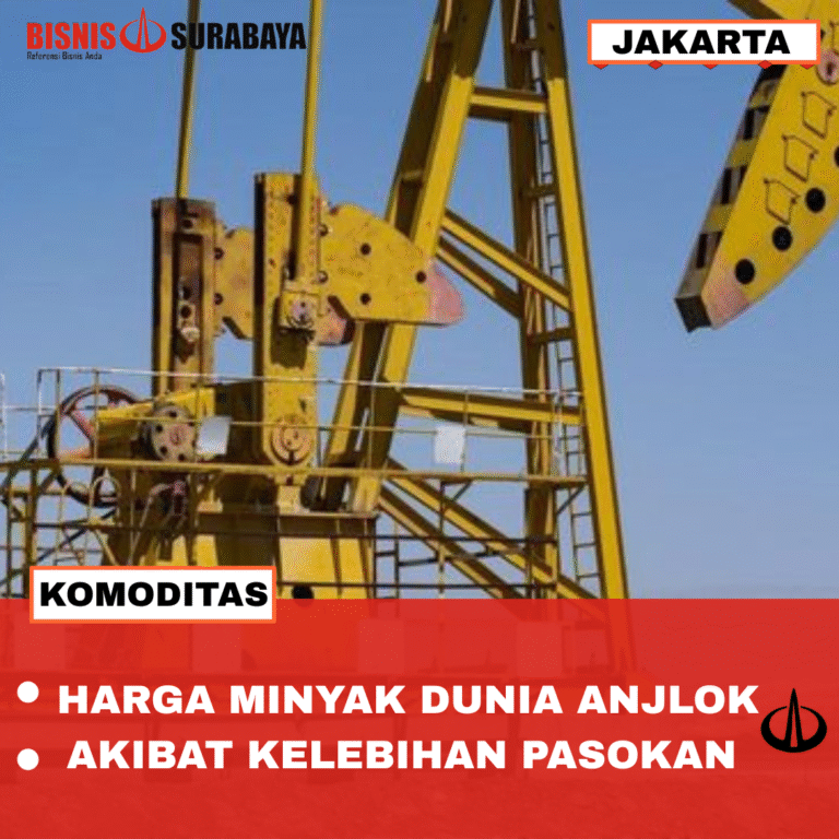 HARGA MINYAK DUNIA ANJLOK AKIBAT KELEBIHAN PASOKAN