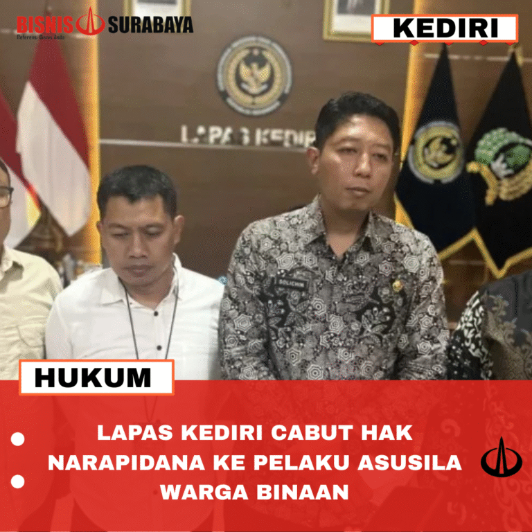 LAPAS KEDIRI CABUT HAK NARAPIDANA KE PELAKU ASUSSILA WARGA BINAAN