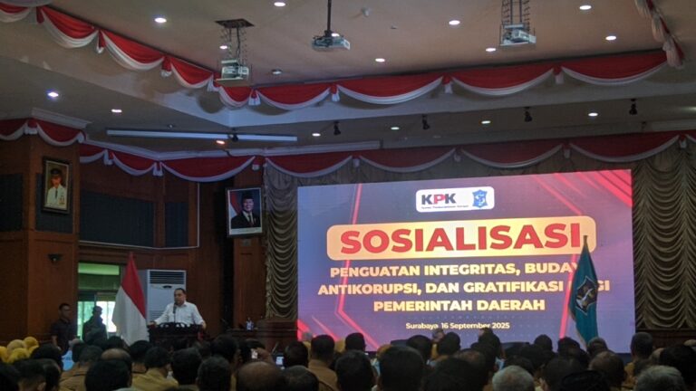GELAR SOSIALISASI ANTIKORUPSI, PEMKOT SURABAYA KOLABORASI DENGAN KPK UNTUK PERKUAT INTEGRITAS ASN