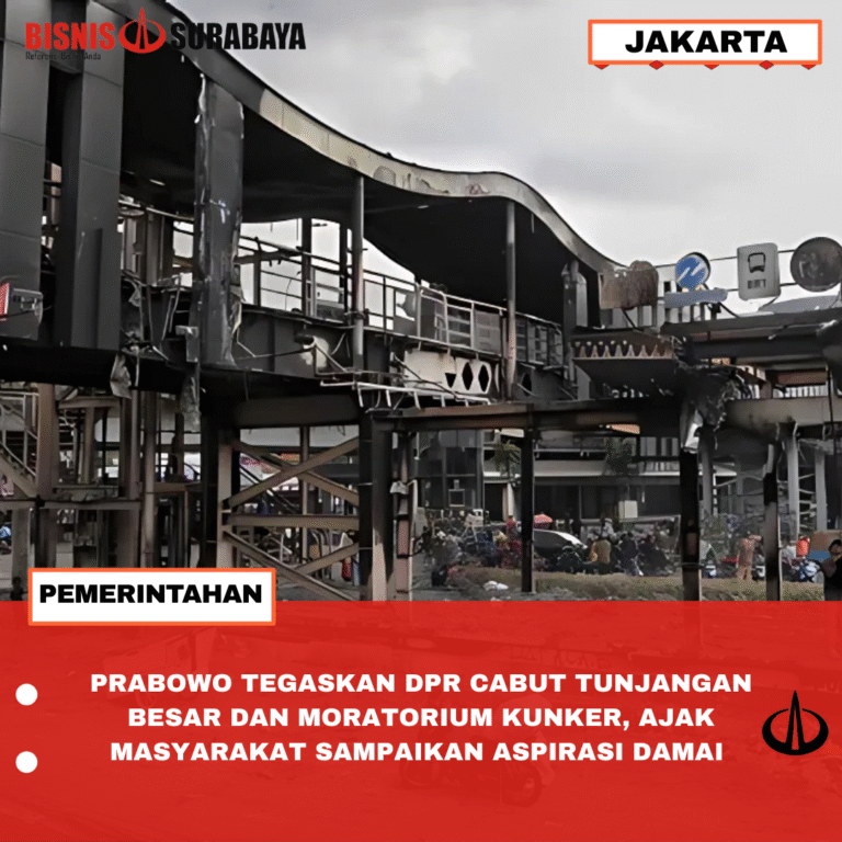 PRABOWO TEGASKAN DPR CABUT TUNJANGAN BESAR DAN MORATORIUM KUNKER, AJAK MASYARAKAT SAMPAIKAN ASPIRASI DAMAI