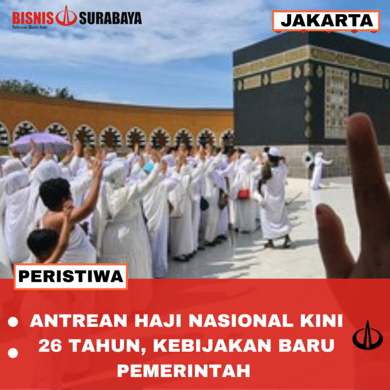 ANTREAN HAJI NASIONAL KINI 26 TAHUN, KEBIJAKAN BARU PEMERINTAH