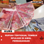 RUPIAH TERTEKAN, TEMBUS RP16.620 DI AWAL PERDAGANGAN