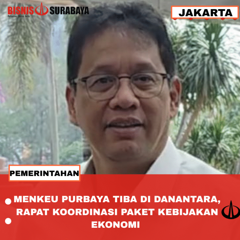 MENKEU PURBAYA TIBA DI DANANTARA, RAPAT KOORDINASI PAKET KEBIJAKAN EKONOMI