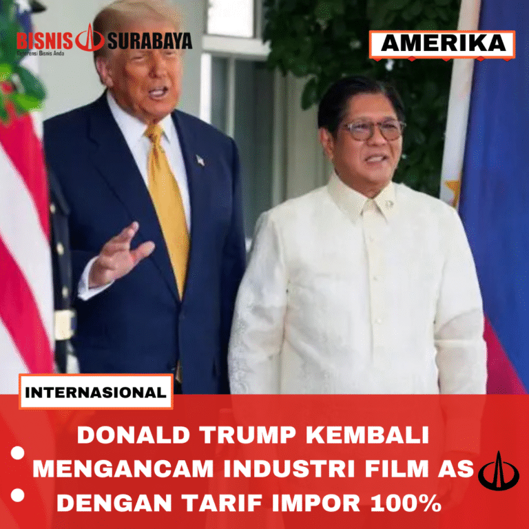 DONALD TRUMP KEMBALI MENGANCAM INDUSTRI FILM AS DENGAN TARIF IMPOR 100%